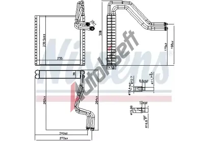 NISSENS Vparnk klimatizace NIS 92372, 92372