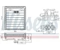NISSENS Výparník klimatizace NIS 92373, 92373