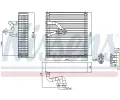 NISSENS Vparnk klimatizace NIS 92384, 92384
