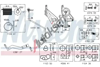 NISSENS Montn sada - dmychadlo NIS 9300910, 9300910
