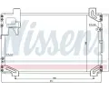 NISSENS Kondenztor - klimatizace NIS 940020, 940020