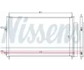 NISSENS Kondenztor klimatizace NIS 940021, 940021