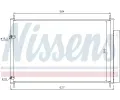 NISSENS Kondenztor - klimatizace NIS 940037, 940037