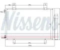 NISSENS Kondenztor klimatizace NIS 940057, 940057