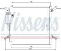 NISSENS Kondenztor - klimatizace NIS 940068, 940068