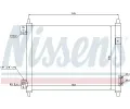 NISSENS Kondenz�tor klimatizace NIS 940078, 940078