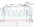 NISSENS Kondenztor - klimatizace NIS 940100, 940100