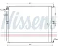 NISSENS Kondenztor - klimatizace NIS 940106, 940106