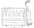 NISSENS Kondenztor - klimatizace NIS 940107, 940107