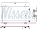 NISSENS Kondenztor - klimatizace NIS 940111, 940111
