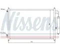 NISSENS Kondenzátor klimatizace NIS 940121, 940121