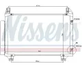 NISSENS Kondenztor - klimatizace NIS 940130, 940130