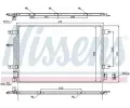 NISSENS Kondenztor - klimatizace NIS 940139, 940139