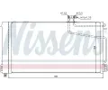 NISSENS Kondenztor - klimatizace NIS 940145, 940145