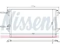 NISSENS Kondenztor klimatizace NIS 940153, 940153