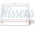 NISSENS Kondenztor - klimatizace NIS 940156, 940156