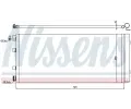 NISSENS Kondenztor - klimatizace NIS 940158, 940158