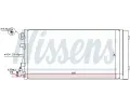 NISSENS Kondenztor - klimatizace NIS 940160, 940160