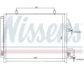NISSENS Kondenztor klimatizace NIS 940166, 940166
