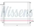 NISSENS Kondenztor klimatizace NIS 940167, 940167
