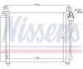 NISSENS Kondenzátor - klimatizace NIS 940172, 940172