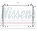 NISSENS Kondenztor klimatizace NIS 940188, 940188
