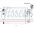 NISSENS Kondenztor klimatizace NIS 940222, 940222