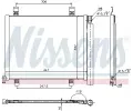NISSENS Kondenztor klimatizace NIS 940254, 940254