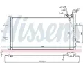 NISSENS Kondenztor klimatizace NIS 940255, 940255