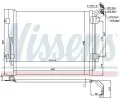 NISSENS Kondenztor klimatizace NIS 940256, 940256