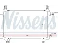 NISSENS Kondenztor klimatizace NIS 940270, 940270