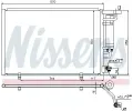 NISSENS Kondenztor klimatizace NIS 940286, 940286