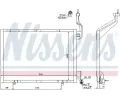 NISSENS Kondenztor klimatizace NIS 940287, 940287