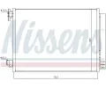 NISSENS Kondenztor klimatizace NIS 940321, 940321