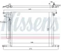 NISSENS Kondenztor klimatizace NIS 940335, 940335
