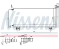 NISSENS Kondenzátor klimatizace NIS 940344, 940344