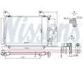 NISSENS Kondenz�tor klimatizace NIS 940359, 940359