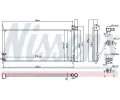 NISSENS Kondenzátor klimatizace NIS 940361, 940361