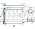 NISSENS Kondenztor klimatizace NIS 940372, 940372
