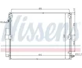 NISSENS Kondenz�tor klimatizace NIS 940375, 940375