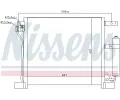 NISSENS Kondenztor klimatizace NIS 940384, 940384