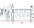 NISSENS Kondenztor klimatizace NIS 940406, 940406
