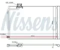 NISSENS Kondenztor klimatizace NIS 940414, 940414