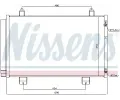 NISSENS Kondenztor klimatizace NIS 940434, 940434