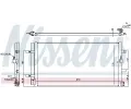 NISSENS Kondenztor klimatizace ‐ NIS 940453