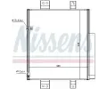 NISSENS Kondenz�tor klimatizace NIS 940492, 940492