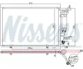 NISSENS Kondenztor klimatizace NIS 940500, 940500