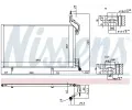 NISSENS Kondenzátor klimatizace NIS 940515, 940515