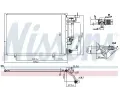 NISSENS Kondenztor klimatizace NIS 940524, 940524