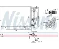 NISSENS Kondenztor klimatizace NIS 940531, 940531